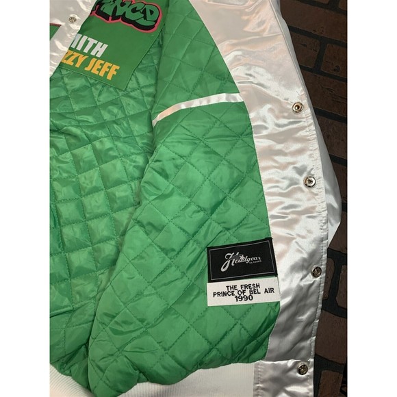 FRESH PRINCE OF BEL-AIR Headgear Classics White Streetwear Jacket~Never Worn~ XL - Picture 6 of 12